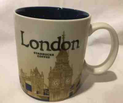 16 oz Starbucks Mug Coffee Cup London City Collector Series Mugs - Sold on eBay Dec, 17th 2019 for $24.95