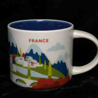 Starbucks France Mug YAH Cup Wine Vin Cheese Bread Alps French You Are Here - Sold on eBay Dec, 17th 2019 for $54.99
