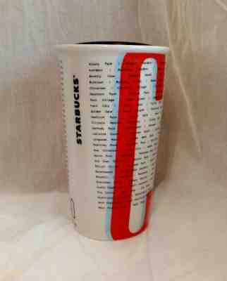 Starbucks 2017 Chicago Illinois Ceramic Travel Tumbler 12 oz Mug Black Lid - Sold on eBay Dec, 17th 2019 for $26.95