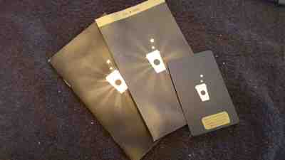 HTF! STARBUCKS 2008 Black Gold Gift Card NEW Or MINT w/all Matching Items - Sold on eBay Dec, 17th 2019 for $64.88