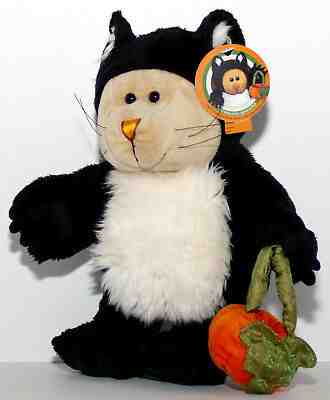 2005 Halloween Bearista Bear NEW TAGS STARBUCKS Black Cat Costume PLUSH Pumpkin - Sold on eBay Dec, 17th 2019 for $17.95