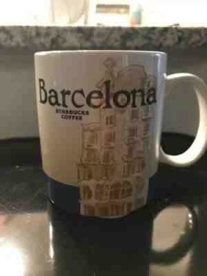 STARBUCKS 2013 BARCELONA SPAIN GLOBAL ICON MUG 16 OZ--EXCELLENT! - Sold on eBay Dec, 17th 2019 for $28.00