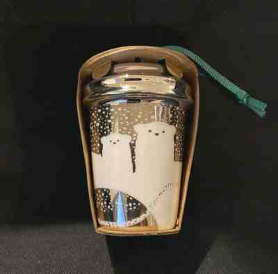 Starbucks Polar Bear Ceramic Ornament - New - Sold on eBay Dec, 17th 2019 for $21.00