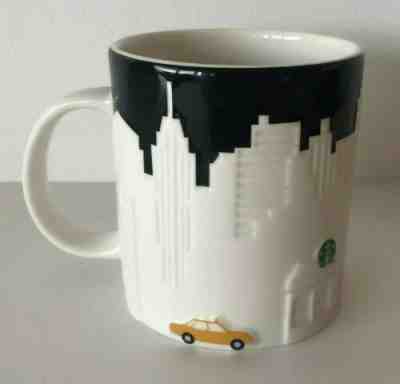 Starbucks Coffee Tea New York City Collection Mug Cup Cab Skyline 2019 NYC 16oz - Sold on eBay Dec, 17th 2019 for $24.99