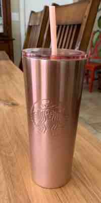 Rose Gold Starbucks Holiday 2019 Tumbler 24oz - Sold on eBay Dec, 17th 2019 for $29.00