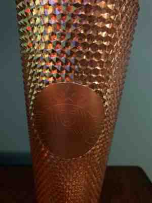 starbucks 2019 rose gold studded tumbler - Sold on eBay Dec, 17th 2019 for $50.00