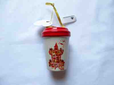 Disney Parks 2019 Starbucks Hollywood Studios Travel Tumbler Mug Ornament - Sold on eBay Dec, 17th 2019 for $20.19
