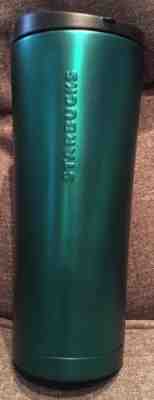 Starbucks Coffee Metal Travel Tumbler Mug GREEN Matte Finish - Sold on eBay Dec, 17th 2019 for $18.70