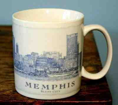 Starbucks 2006 Mug Memphis Bluff City Architecture Series 18 oz - Sold on eBay Dec, 17th 2019 for $24.24