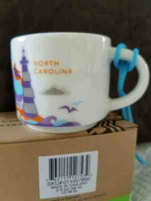 New Starbucks North Carolina You Are Here Ornament Demitasse Mug in Box 2017 - Sold on eBay Dec, 17th 2019 for $15.50