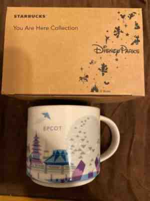 Starbucks  Disney park “ You Are Here" Epcot V2 Silver Monorail 14OZ Coffee Mug - Sold on eBay Dec, 17th 2019 for $25.00