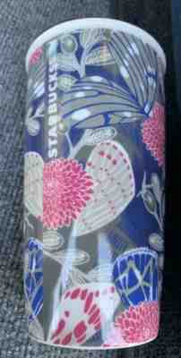 Fall 2019 Starbucks Purple Butterfly Floral Ceramic Tumbler Cup Limited Edition - Sold on eBay Dec, 17th 2019 for $35.20