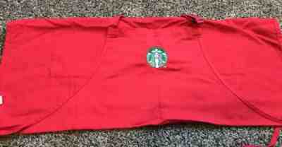 Starbucks Coffee Company Red Apron Seasonal Holiday Authentic - Sold on eBay Dec, 17th 2019 for $15.00