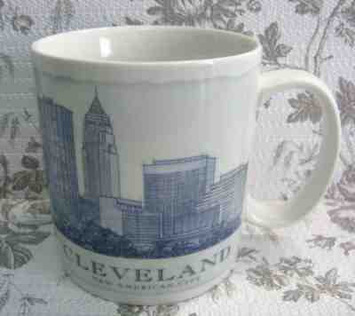 Starbucks Coffee Mug Cleveland Ohio New American City Architectural 2006 18 Oz - Sold on eBay Dec, 17th 2019 for $16.95
