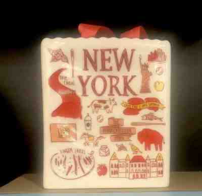Starbucks New York Ornament Been There Series 2019 Ceramic Tote Xmas NEW - Sold on eBay Dec, 17th 2019 for $20.00