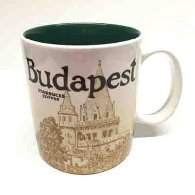 Original Starbucks 2016 Budapest 16 Oz Global Icon City Series Coffee Mug - Sold on eBay Dec, 17th 2019 for $60.00