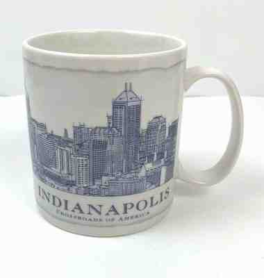 Starbucks Indianapolis Coffee Mug Architecture Series 2007 Crossroads of America - Sold on eBay Dec, 17th 2019 for $15.30