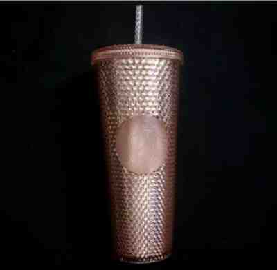 NWT Starbucks Pink Rainbow Rose Gold Iridescent Hologram Tumbler Cold Cup 24oz - Sold on eBay Dec, 17th 2019 for $55.00