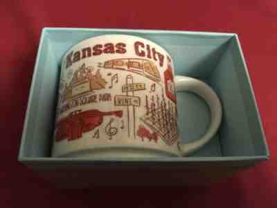 Starbucks Mug ~ Been There Series.  KANSAS CITY 14oz.  Brand New! - Sold on eBay Dec, 17th 2019 for $28.99