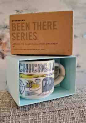 NIB Starbucks Chicago Been There Collection Ornament 2 oz Mini Mug New - Sold on eBay Dec, 17th 2019 for $22.00