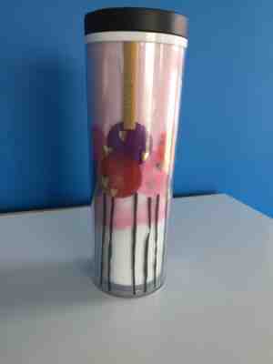 Starbucks 2013 Balloons &  Heart Pink Red Turquoise 16oz Tumbler NWOT - Sold on eBay Dec, 17th 2019 for $15.00