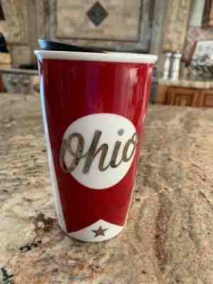 STARBUCKS OHIO 12 Oz Ceramic Tumbler Mug Coffee Cup State Collection PERFECT - Sold on eBay Dec, 17th 2019 for $20.00