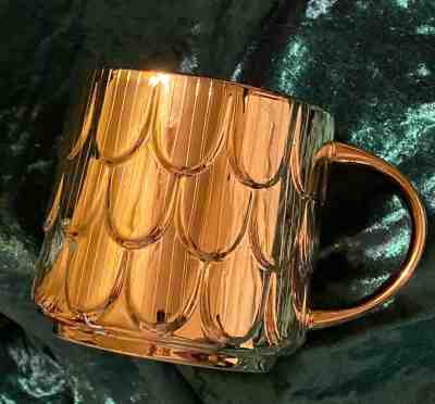 Starbucks Holiday Mug 2019 Ceramic Gold Cup Mermaid Siren Scales Christmas NEW!! - Sold on eBay Dec, 17th 2019 for $40.00