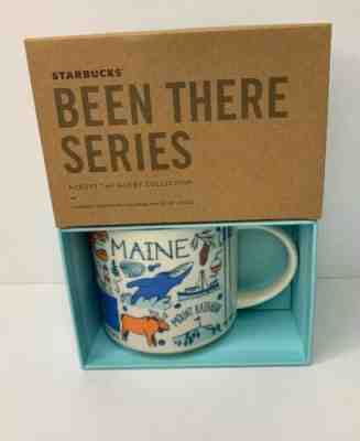 Starbucks Been There Series State Maine Mug Lighthouse Lobster Moose New 14 Oz - Sold on eBay Dec, 17th 2019 for $34.95