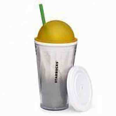 Starbucks Chiseled Ombre Cold Cup - Yellow Dome - Sold on eBay Dec, 17th 2019 for $17.99