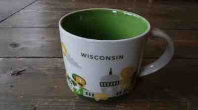 2014 Starbucks YOU ARE HERE Wisconsin Version 1 Coffee Mug - Sold on eBay Dec, 17th 2019 for $56.24