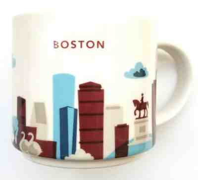 Starbucks Boston Mug YAH You Are Here Collection 14 oz NEW FREE SHIPPING 2014 - Sold on eBay Dec, 17th 2019 for $36.99