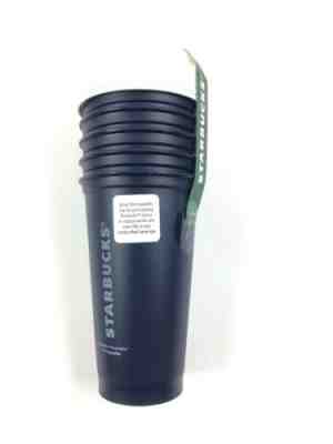 Starbucks Reusable To Go Travel Cup Navy Blue Tumbler 16 oz - 5 Pack  NEW - Sold on eBay Dec, 17th 2019 for $22.98
