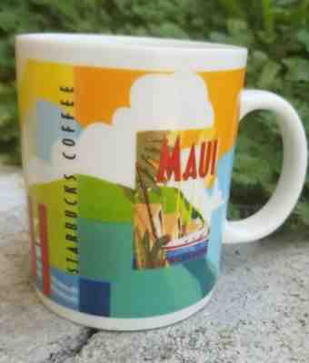 Rare 2001 Starbucks MAUI Postage Stamp Series  12 0z. Coffee/Tea  Mug - Sold on eBay Dec, 17th 2019 for $18.00