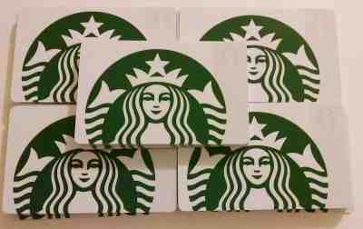2016 ORIGINAL STARBUCKS GIFT CARDS GREEN & WHITE SIREN NO VALUE PIN COVER LOT 50 - Sold on eBay Dec, 17th 2019 for $20.00