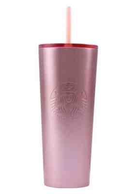 Starbucks NEW & RARE 24oz Glitter Gradient Rose Gold Pink Cold Cup/Tumbler 2019 - Sold on eBay Dec, 17th 2019 for $42.99