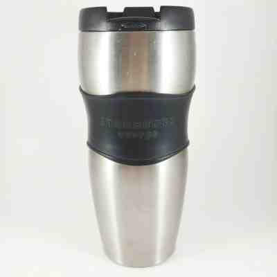 STARBUCKS Insulated Double Wall Stainless Steel Travel Mug Coffee Cup 16oz Lucy