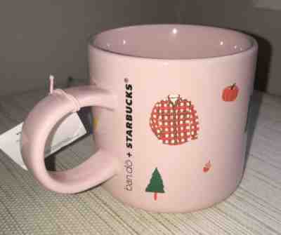 Starbucks X Ban.do Pink Bando Fall Icons Stay Cozy Pink Coffee Mug-NEW! - Sold on eBay Dec, 17th 2019 for $22.99