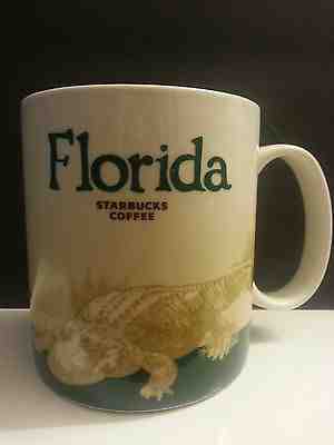 Starbucks FLORIDA 2010 Global Icon COLLECTOR SERIES 16oz Mug Alligator  - Sold on eBay Dec, 17th 2019 for $25.00