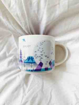 Disney Parks Starbucks Epcot You Are Here Coffee Mug Cup RETIRED YAH Purple 2nd - Sold on eBay Dec, 17th 2019 for $40.00