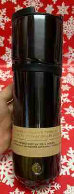 Starbucks Steel Travel Mug 16oz Metal Tumbler Mug Coffee Cup W/Flip Top FLAWED - Sold on eBay Dec, 17th 2019 for $20.00
