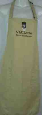 Starbucks Apron Via Latte Khaki Tan Taste Challenge Employee RARE! Gently Worn - Sold on eBay Dec, 16th 2019 for $15.00