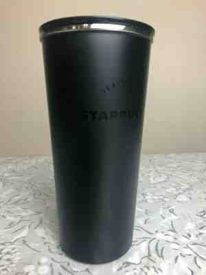 Starbuck Matte Black 16 oz stainless steel tumbler with lid New Unused  - Sold on eBay Dec, 16th 2019 for $19.95