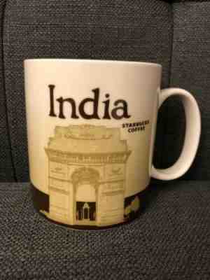 Starbucks India Collector Series Coffee Mug Tea Cup 16 Oz - Sold on eBay Dec, 21st 2019 for $15.00