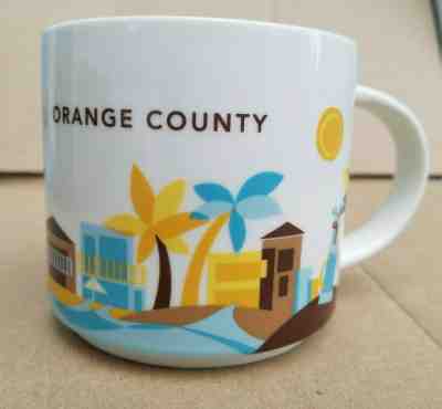Starbucks Orange County You Are Here Collection YAH 14 Oz Coffee Mug Cup 2015  - Sold on eBay Dec, 21st 2019 for $19.75