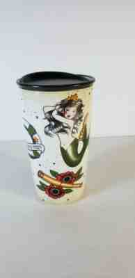 ?Starbucks Mermaid Siren Tattoo Sailor Ceramic 2015 Travel Mug Tumbler 12 oz - Sold on eBay Dec, 21st 2019 for $79.00