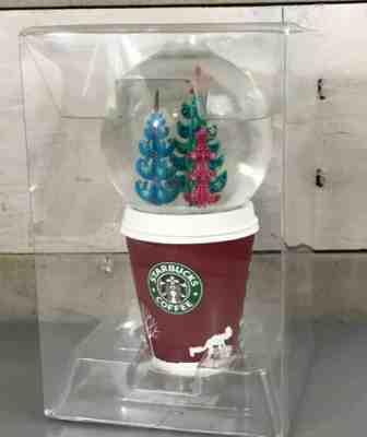 Starbucks Snow Globe 2006 Red Coffee Cup Christmas Decoration Tree 6” NEW - Sold on eBay Dec, 20th 2019 for $24.50