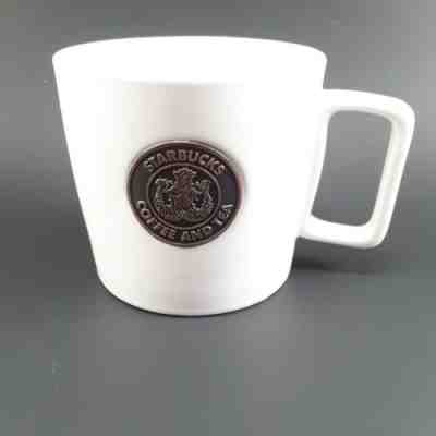 Starbucks Siren Copper Logo Medallion Coffee Mug Cup 14 Oz 2014 Collection  - Sold on eBay Dec, 20th 2019 for $15.63
