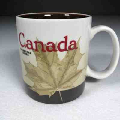 Canada Starbucks Coffee Mug 2009 4" Tall Collectors Series Cup Maple Leaf - Sold on eBay Dec, 20th 2019 for $49.99