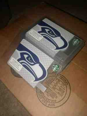 Starbucks Seattle Seahawks Gift Cards 25 Ct. - Sold on eBay Dec, 20th 2019 for $175.00