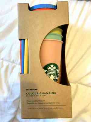 Starbucks Color/Colour Changing Cups NEW HTF - Sold on eBay Dec, 20th 2019 for $60.00